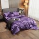 thumbnail image 5 of Juego de cama de satén - Morado, 5 of 5