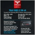 thumbnail image 4 of TRIAX Euro LX 5W-40 Full Synthetic European Car Engine Oil, 5 Quart Jug, 4 of 9
