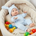 thumbnail image 2 of KOYPTL 12 In-Simulation Reborn Doll for Baby Toddlers 6-12-18 Months,Realistic Cute Bedtime Doll for Soothing Accompanying,Soft Rubber Doll Gifts for Boys Girls Pretend Play Christmas Birthday, 2 of 6
