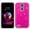 Pink, variant on Case for LG K10 (2018)/K30 (X410)/Premier Pro/Harmony 2/Phoenix Plus Stylish Design Hybrid Rubber TPU Hard PC Shockproof Armor Phone Cover [Butterfly & Flowers]