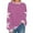Purple, variant on Oversized Sweatshirt for Women Stars and Stripes Long Sleeve Shirt Casual Crewneck Pullover Drop Shoulder Sweater Fall Sweatshirts for Women