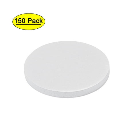

Uxcell 25mm Round EVA Foam Double Sided Sticky Pads Adhesive Tape White 150 Pack