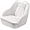 White, variant on Lumiparty Pontoon Captain Bucket Seat With Thickened Sponge Padding, Fishing Chairs for Boats, Sightseeing, Speedboat, Canoe, White