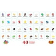 thumbnail image 2 of Jelly Belly 40-Flavor Jelly Beans Christmas Box, 17 Ounces, 2 of 7