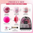 thumbnail image 2 of 6 Pcs Pink Multi-Sport Ball Set with Gear Bag and Pump - , Basketball, Soccer, Volleyball, Playground Ball, Baseball, 2 of 5