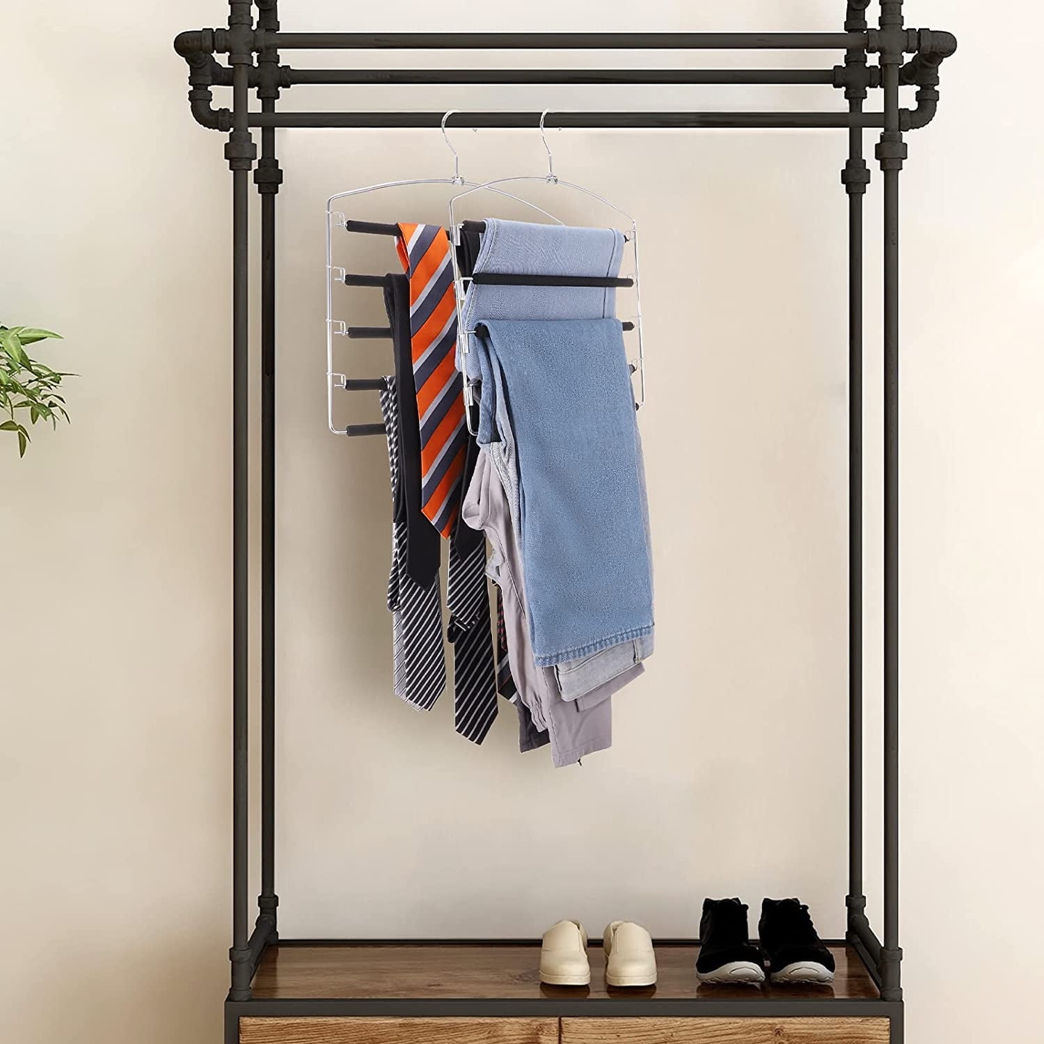 Folding Pants Storage Multifunctional Hanger - papmall