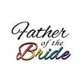 thumbnail image 2 of CafePress - Father Of The Bride Typography Lesbian Pride Rain - Soft Fleece Throw Blanket, 50"x60" for All Ages, 2 of 5