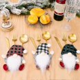 thumbnail image 2 of Funda para cubiertos de Navidad, funda para cubiertos de Papá Noel, funda para cortador y tenedor para decoración de mesa de cena en casa o fiesta_ahf, Atrovirens, 2 of 5