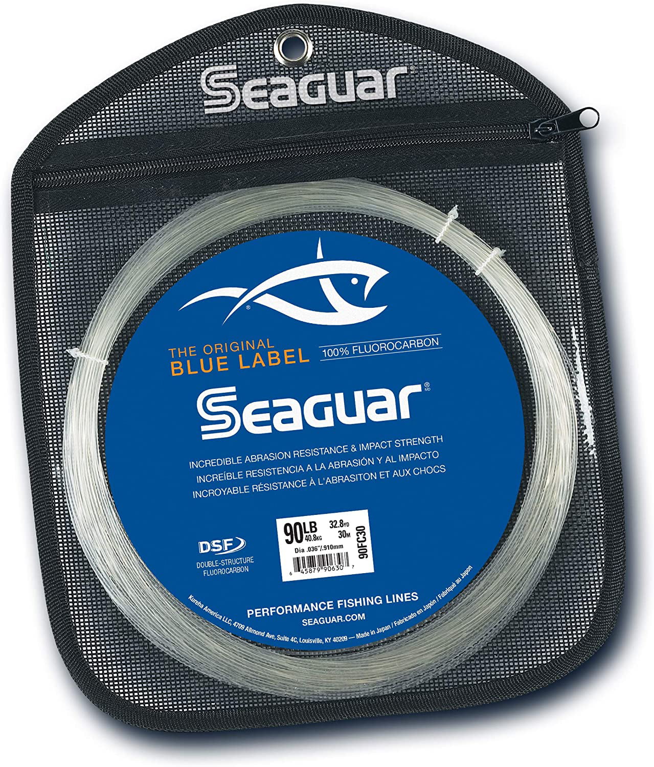 Seaguar Blue Label Big Game 30-Meter Fluorocarbon Leader (90 