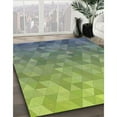 thumbnail image 3 of Ahgly Company Machine Washable Indoor Rectangle Transitional Avocado Green Area Rugs, 7' x 10', 3 of 7