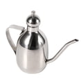 thumbnail image 1 of Distributeur d'Huile d'Olive en Acier Inoxydable avec Goutte, Distributeur d'Huile 0,35 L Récipient de Rangement de Cuisine, Pot à Huile Étanche pour Salade et Cuisine à la Maison, 1 of 8