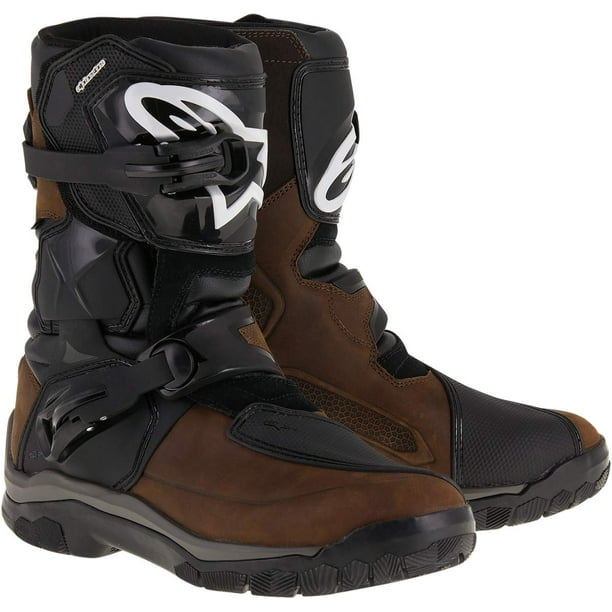 Botas Alpinestars Belize Drystar de piel engrasada marrón Sz 13