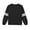 Black, variant on XXWXYD Boys Girls Long Sleeve Sweatshirt Kids Crewneck Basic Tee Sports Pullover Prepp𝗒 Oversized Shirt School Sweatshirts School Unifor𝗆 Boys Girls Soli𝖽 Crew Neck Sweatshirt