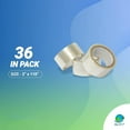thumbnail image 2 of Clear Hotmelt Sealing Tape, 1.9 Mil Heavy Duty, 36 Pack, 2 in x 110 yd, 2 of 6