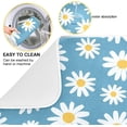 thumbnail image 2 of Coolnut Daisy Flower Kitchen Dish Drying Mat, 16'' x 18'' Super Absorbent Dish Drying Mat for Kitchen, Sink, Dining Table Home Decor, 2 of 7