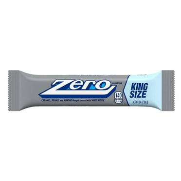 1PACK, Zero White Fudge, Caramel, Peanut, Almond Nougat King Size Candy,