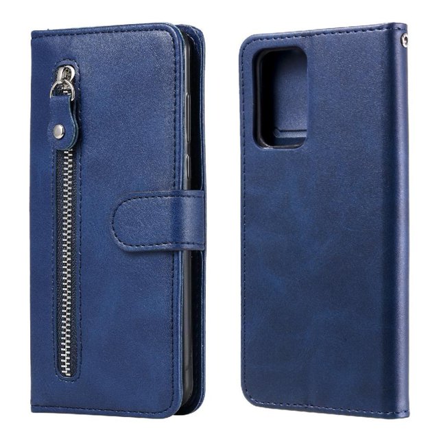 Estuche de Cuero PU con Cierre para Xiaomi Redmi Note 10 PRO , Funda Protectora con Billetera y Correa