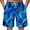 Z127-Blue, variant on CHENge Shorts Men Lightweight Solid Color Quick Dry Beach Swimming Shorts with Pockets Stretch Fabric Fishing Shorts for Men