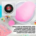 thumbnail image 4 of Nostalgia PCM805PNK Retro Hard & Sugar Free Candy Cotton Candy Maker, Pink, 4 of 7