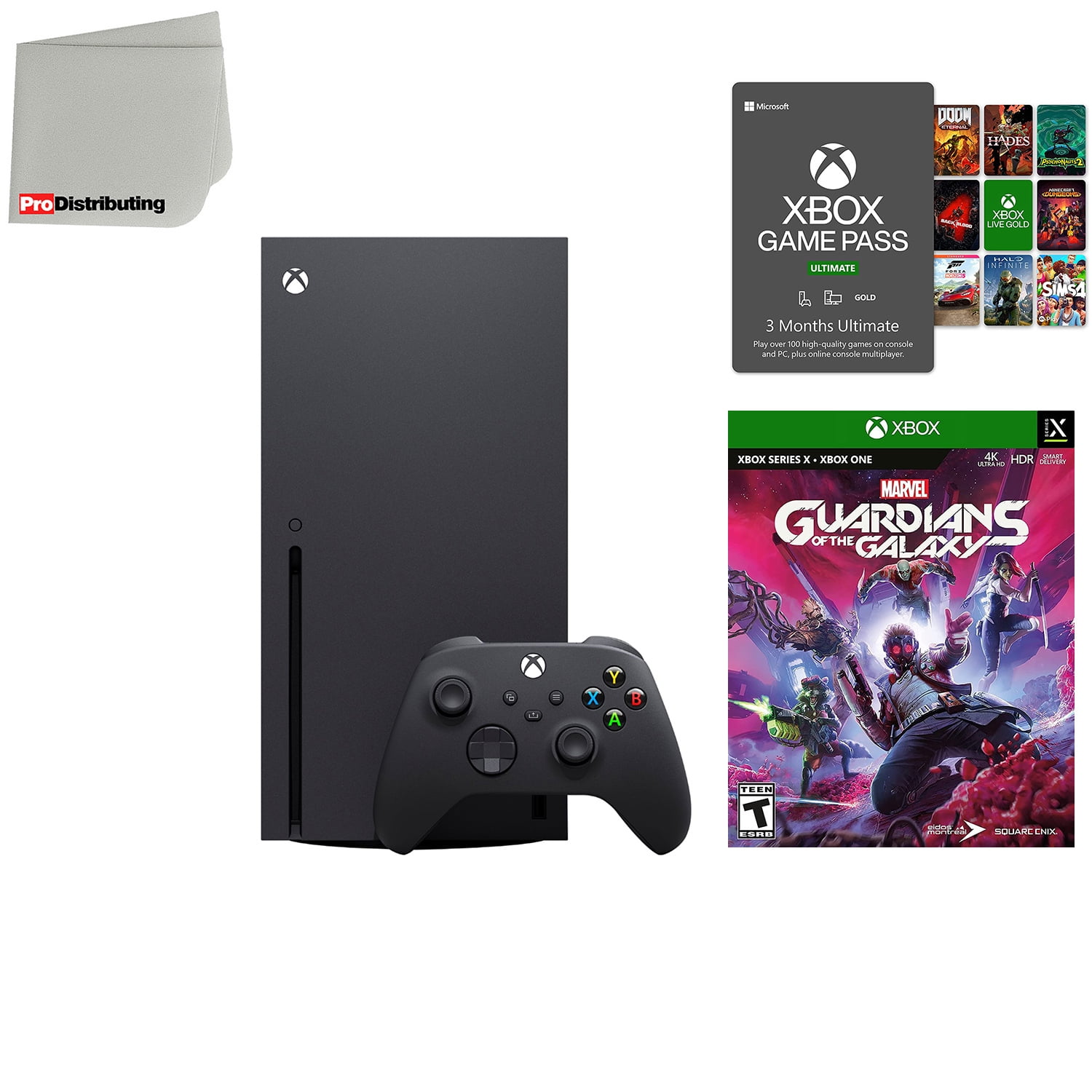 Microsoft Xbox Series X 1TB Video Game Console with Marvel's Guardians of  the Galaxy, 3-Month Game Pass Ultimate and Microfiber Cleaning Cloth -  Walmart.com