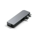 thumbnail image 2 of Satechi 6-In-1 Dual USB Type-C Pro Hub Mini for Select Apple MacBook Pro & MacBook Air, Silver, 2 of 9