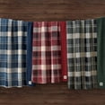 thumbnail image 7 of Pawz Plush Oversized Throw Blanket for Couch or Bed, Soft Flannel Fleece, Red Plaid, 50"x72", 7 of 7