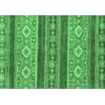 thumbnail image 1 of Ahgly Company Indoor Rectangle Abstract Emerald Green Modern Area Rugs, 4' x 6', 1 of 4