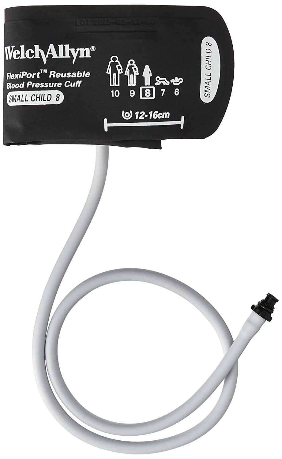 Welch Allyn FlexiPort Blood Pressure Cuff; Size-10 Small Adult, Reusable,  No Tubes or Connectors; Cuff Range 20-26 CM