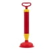 thumbnail image 2 of Desatascador de inodoro de alta resistencia | Removedor multiuso de obstrucciones para baños, cocinas, bañeras, lavabos | Plástico gris/rojo | 13x10x48 cm | Herramienta eficiente para desatascar, 2 of 7