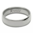 thumbnail image 2 of 6mm Mens Comfort Fit Titanium Plain Wedding Band ( Available Ring Sizes 7-12 1/2) sz 10.5, 2 of 4
