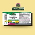 thumbnail image 2 of Nature's Answer Dandelion Root, Low Organic Alcohol, Herbal Supplement, 2 oz (Pack of 2), 2 of 5