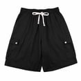 thumbnail image 7 of Men's 5/7/10 Inch Gym Workout Shorts Lightweight Bodybuilding Athletic Running Training with Zip Pockets Summer Beach Shorts, 7 of 7