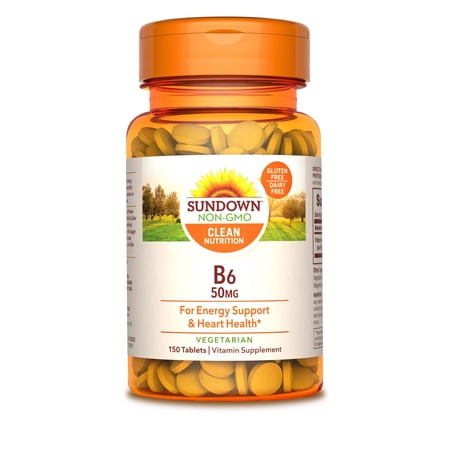 Sundown Naturals® Vitamin B-6 50 mg, 150 Tablets
