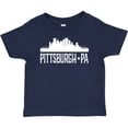 thumbnail image 3 of Inktastic Pittsburgh Pennsylvania Skyline PA Cities Boys or Girls Baby T-Shirt, 3 of 5