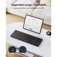 thumbnail image 3 of Teclado Bluetooth plegable Samsers de tamaño completo con panel táctil, 3 of 9