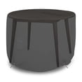 thumbnail image 5 of Round Patio Table Cover 18 Oz Waterproof - 100% Weather Resistant Outdoor Round Table Cover with Air Pocket and Drawstrap for Snug Fit (48" Dia x 24" H, Black), 5 of 7