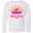 AA-White, variant on Inktastic Summer Enjoy the Sunshine Naples Beach Florida in Pink Long Sleeve Youth T-Shirt