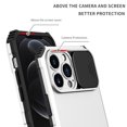 thumbnail image 4 of SaniMore for iPhone 11 Pro Max Case 2019, for iPhone 11 Pro Max Phone Case with Slide Camera Cover Built-in Kickstand Dual Layer Hybrid Shockproof Case for iPhone 11 Pro Max 6.1", White, 4 of 12