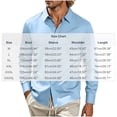thumbnail image 3 of Men's Dress Shirts Long Sleeve Business Casual Button Down Shirts Regular Fit Formal Shirts, 3 of 5