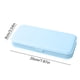 thumbnail image 3 of Fiudx Estuche Organizador de Lápices, Plástico Resistente, Tapa a Presión, Multiusos para Oficina, Papelería Escolar, Diseño Compacto y Portátil, Colores Azul, Blanco y Gris., 3 of 3