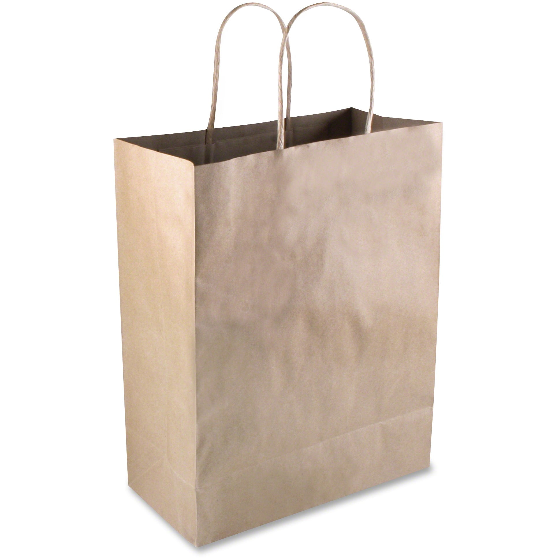 Strong Brown Kraft Paper Grocery Carrier Eco Bag With Premium Quality Pack of 10 