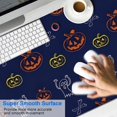 thumbnail image 2 of Long Mouse Pads for Desk,Halloween Doodle Icons Pattern Desk Mats on Top Of Desks, Desk Mouse Pad Extra Large with 3mm Non-Slip Base and Stitched Edge for Gaming,Office,Work,Home 47.3"x23.6", 2 of 6