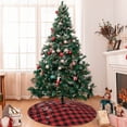 thumbnail image 7 of Sigee Red Buffalo Plaid for Christmas Decoration Tree Skirt Christmas Tree Skirt,Christmas home decor Holiday Tree Skirt Fits Christmas Tree-48", 7 of 7