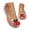 White, variant on HOWPAY Jelly Mesh Ballet Flats for Women Closed Toe Hollow out Slip on Clear Jelly Shoes Casual Lightweight Summer Beach Sandals Navy 37