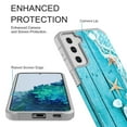 thumbnail image 2 of Samsung Galaxy S22 Case, Rosebono Slim Hybrid Shockproof Hard Cover Graphic Fashion Colorful Skin Cover Armor Case for Samsung Galaxy S22 (Starfish), 2 of 5