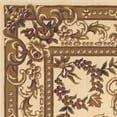 thumbnail image 4 of 8'x11' Ivory Machine Woven Hand Carved Floral Medallion Indoor Area Rug, 4 of 4