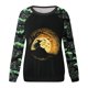 thumbnail image 5 of Sudadera con capucha y sombrero de bruja y calabaza de Halloween para mujer: jersey informal de manga larga para otoño, 5 of 6