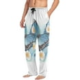 thumbnail image 5 of Butterfly Floral Ghost Pajama Pants, Men's Lounge Pants Light with Drawstring and Pockets, Christmas New Year Birthday Father's Day Gifts, X-Large, 5 of 7