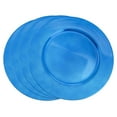 thumbnail image 1 of Cookhouse Design Classique Plaque de Chargeur Ronde de 13 Po - Bleu Cobalt (Ensemble de 4), 1 of 1