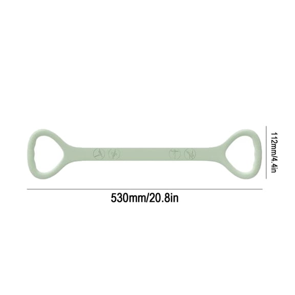 Kieccall 20 lb Yoga Resistance Band Pilates Stretch Strap Exercise Fitness Equipment Home Gym Workout Gift